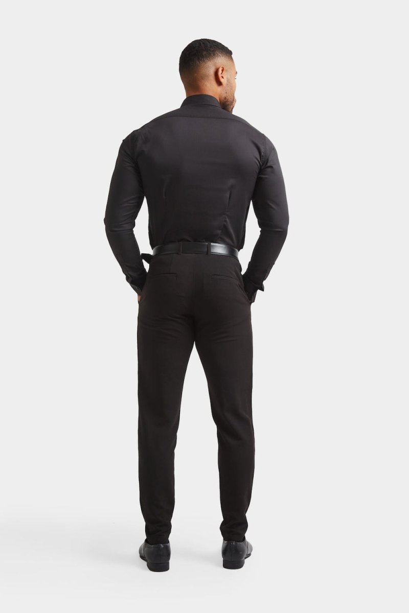 BullTech™ Stretch Dress Shirt - Black