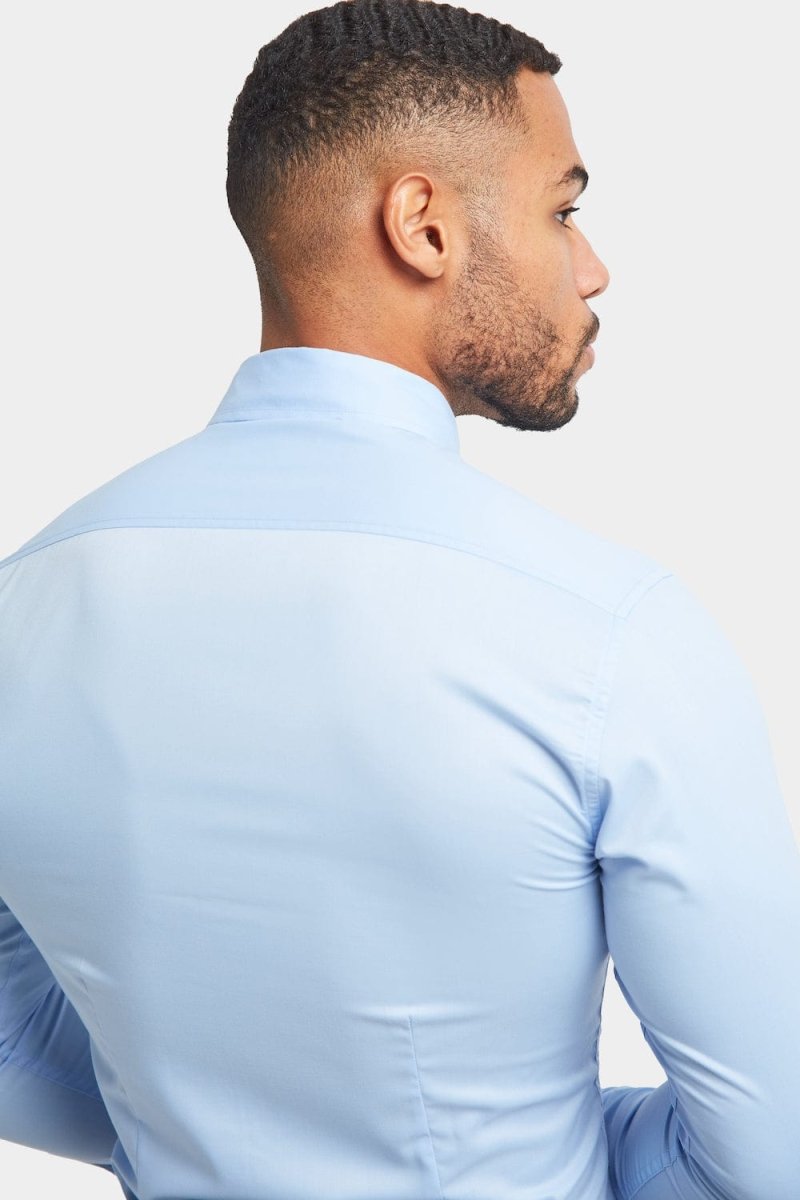 BullTech™ Stretch Dress Shirt - Light Blue