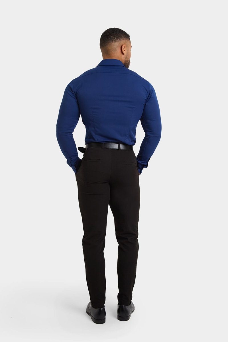 BullTech™ Stretch Dress Shirt - Navy