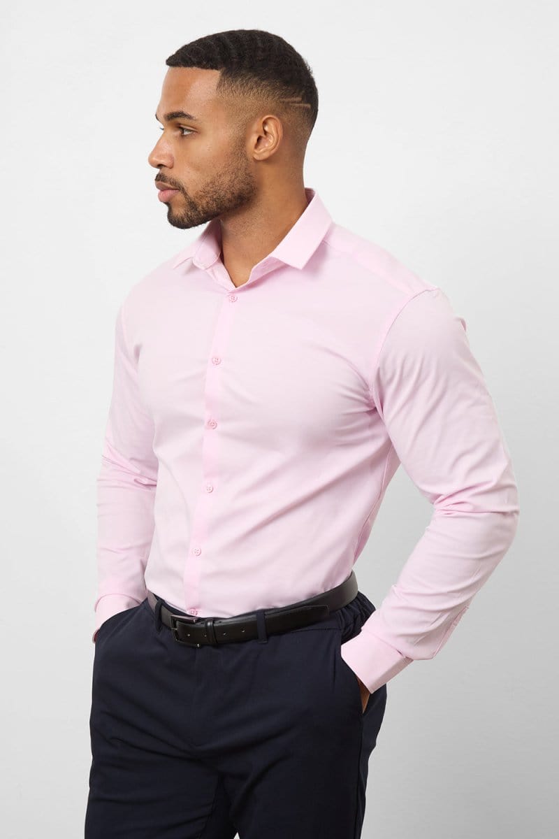 BullTech™ Stretch Dress Shirt - Pink