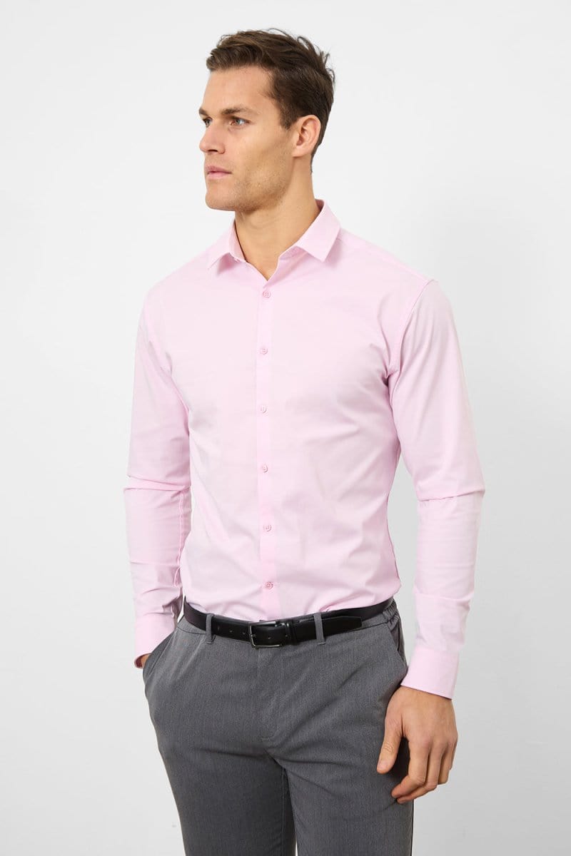 BullTech™ Stretch Dress Shirt - Pink