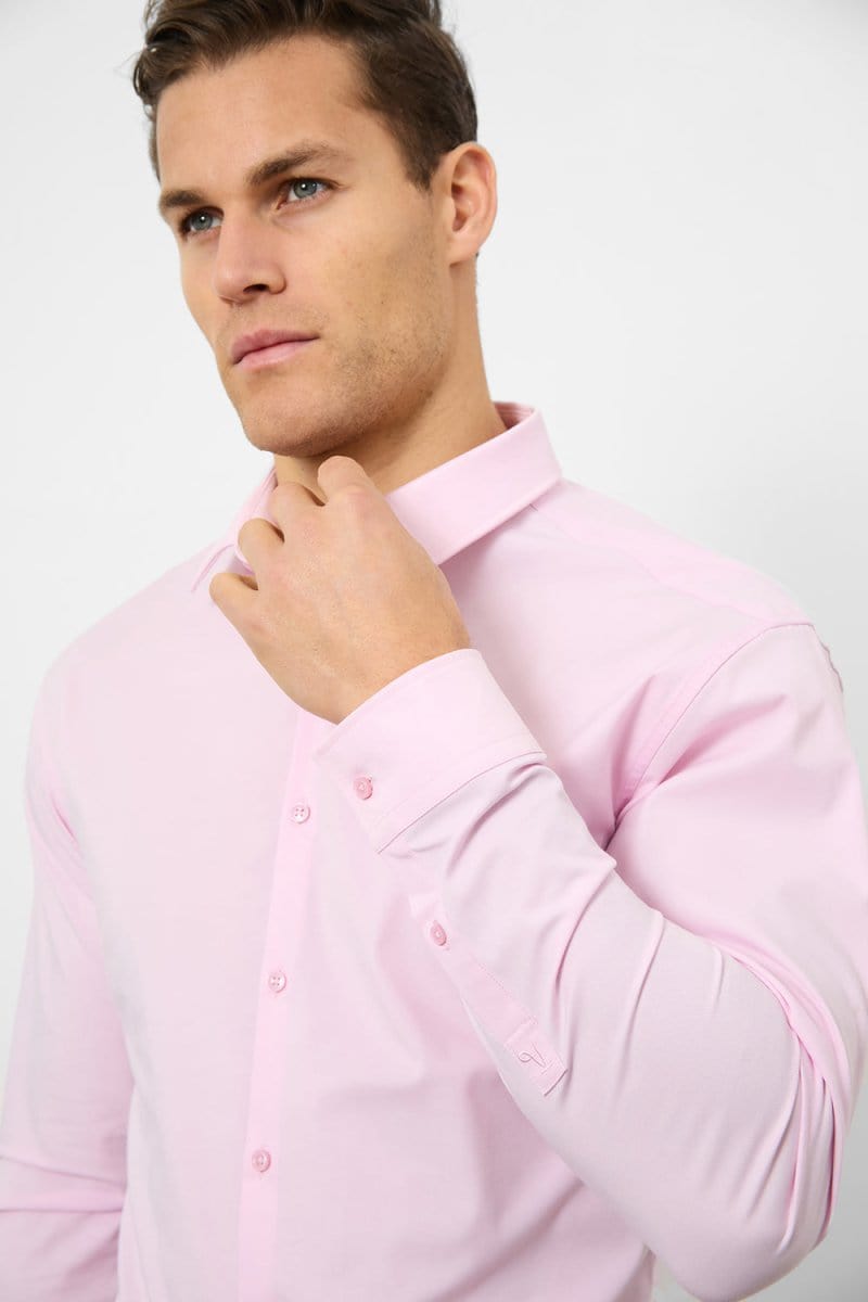BullTech™ Stretch Dress Shirt - Pink