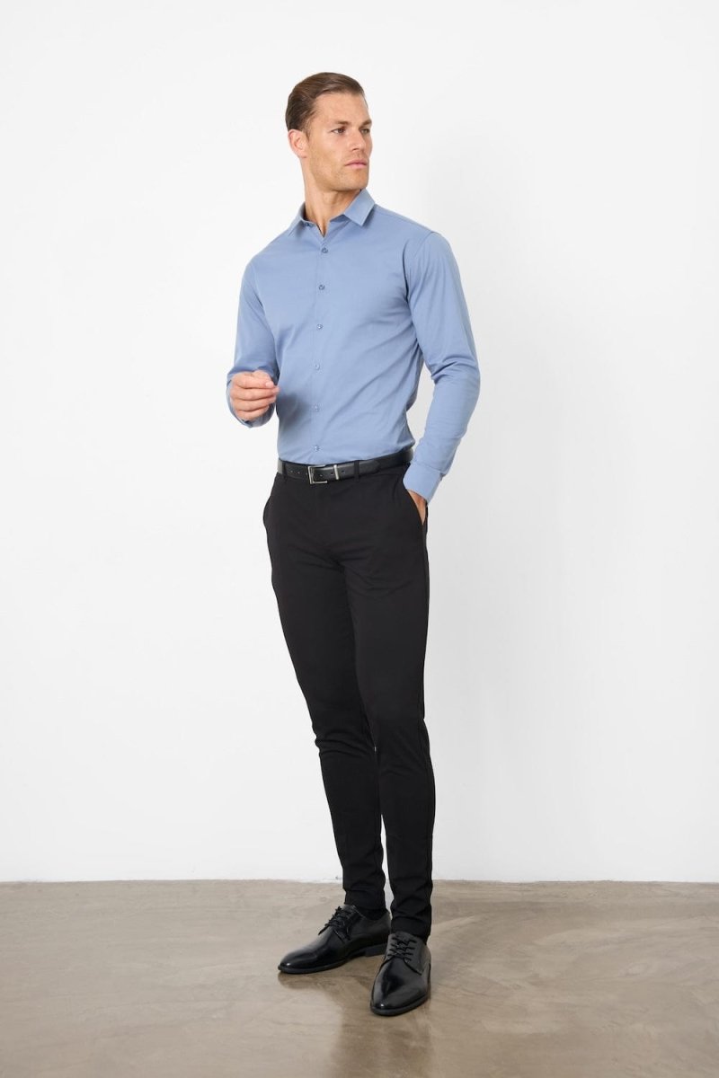 BullTech™ Stretch Dress Shirt - Steel Blue