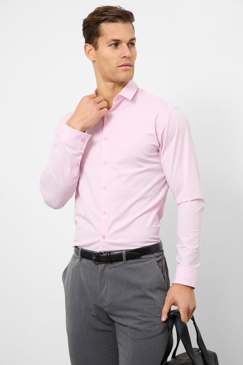 BullTech™ Stretch Dress Shirt - Pink