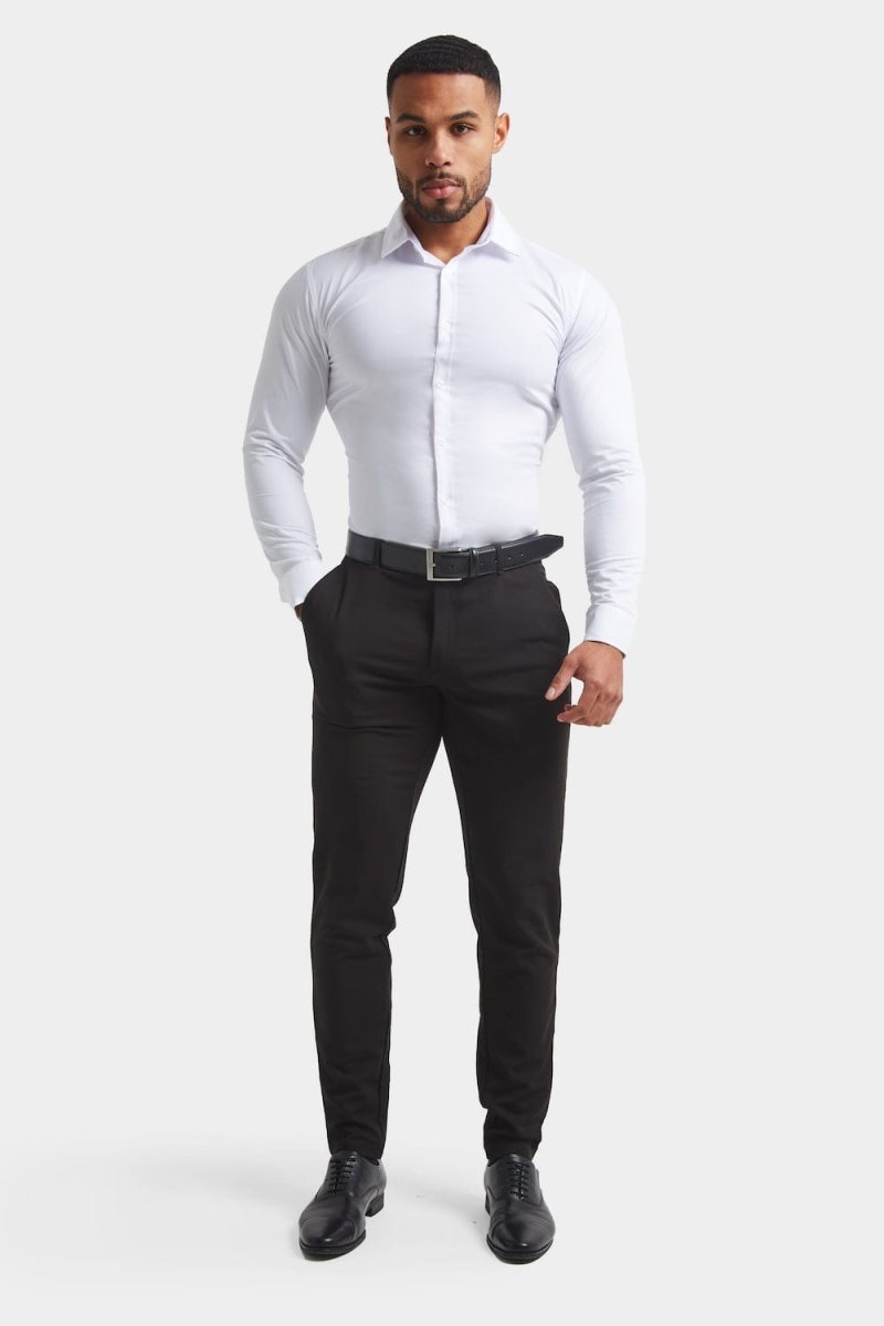 BullTech™ Stretch Dress Shirt - White